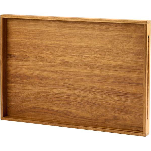 Ящик для подачи низкий PPwood L 530 мм, B 370 мм, H 40 мм, дуб артикул Q654O-06N