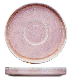 Блюдце KunstWerk Peony D 120 мм, H 18 мм артикул ZA0128-4.75-p