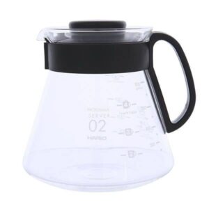 Чайник сервировочный Hario с черной пластиковой ручкой 600мл XVD-60B артикул XVD-60B