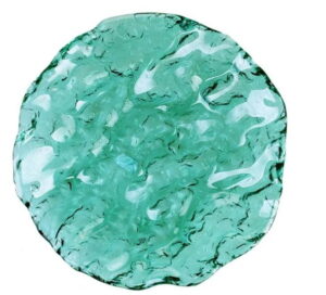 Тарелка PORDAMSA Mar зеленая D 240 мм, H 40 мм артикул XGLAS-2824V