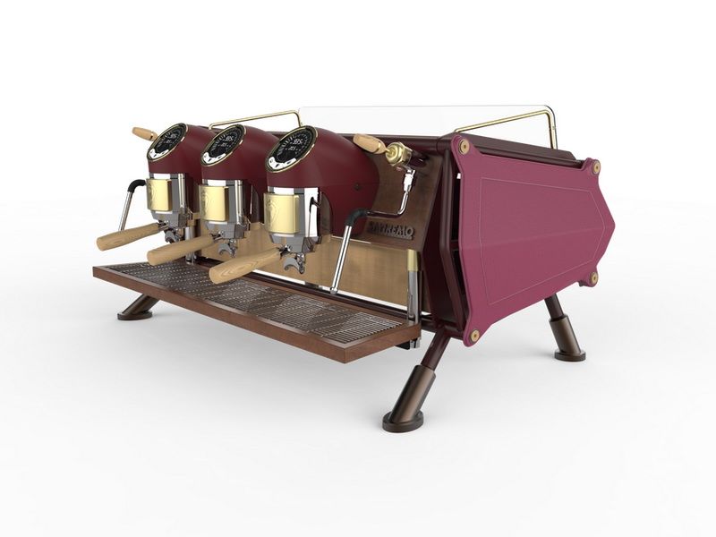 Кофемашина рожковая автоматическая Sanremo Cafe Racer Custom Renegade 2 гр. розовая