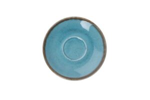 Блюдце Porland Seasons Turquoise 12 см для кофейной чашки артикул 122112 бирюзовый