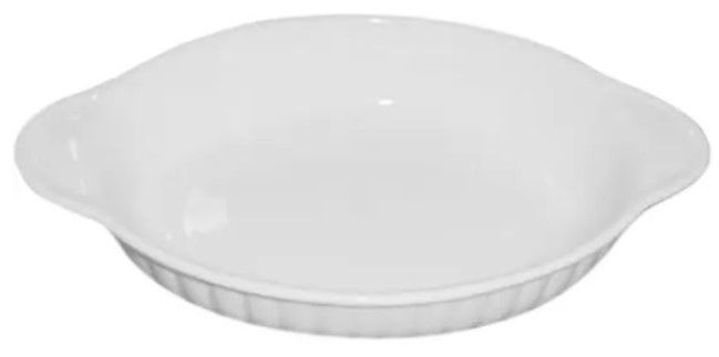 Блюдо для запекания KunstWerk Paula белое L 270 мм артикул A0356