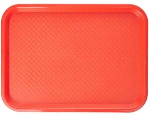 Поднос ProHotel ZBL-802red 410х300 мм, пластик, красный артикул 4080668