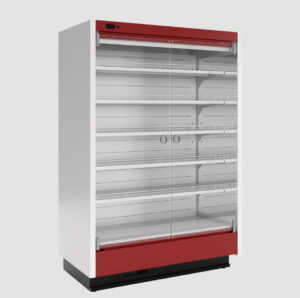 Пристенная витрина Марихолодмаш София 195/71 ВХСнп-1,25 со стеклянными дверями