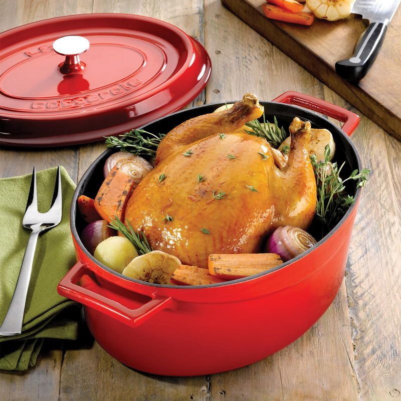 Кастрюля LAVA TRENDY SERIES 3,91 л, L 340 мм, B 210 мм, H 120 мм красная артикул LV O TC 27 K2 R