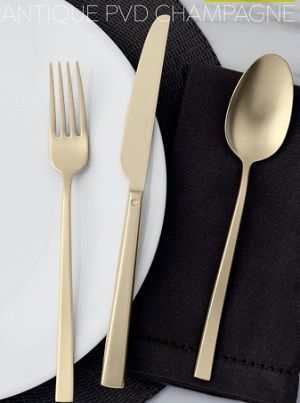 Ложка столовая Arthur Krupp CREAM Antique Pvd Champagne 62111P01 артикул 62111P01