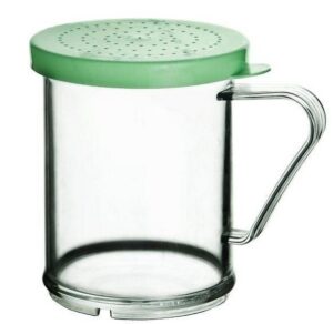 Банка для сыпучих продуктов MACO Jiwins JW-SK280F 280 мл, D 80 мм, H 100 мм (зеленая крышка) артикул 360283