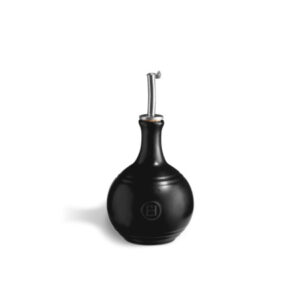 Бутылка для масла и уксуса Emile Henry 400 мл, D 104 мм, H 210 мм, черная артикул 710216