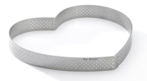 Кольцо кондитерское De Buyer VALRHONA 400 мл, D 180 мм, H 20 мм перф. артикул 3099.52