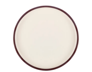 Тарелка KunstWerk Bliss D 219 мм, H 29 мм, белый артикул CHP12203-1137C
