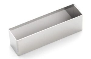 Форма кондитерская De Buyer Прямоугольник L 100 мм, H 30 мм, B 25 мм артикул 3943.10