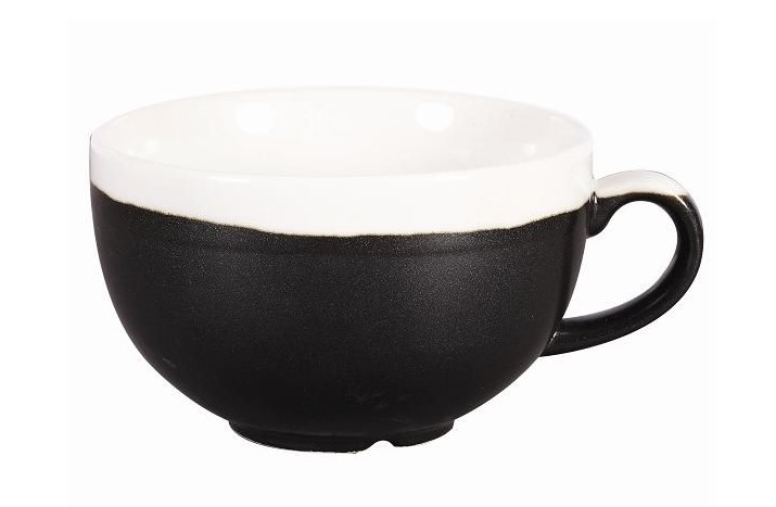 Чашка кофейная CHURCHILL Monochrome Onyx Black 340 мл, D 110 мм, H 65 мм артикул MOBKCB281