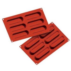 Форма силиконовая (коврик) P.L. Proff Cuisine Савоярди D-102 L 300 мм, B 175 мм, H 30 мм, 6 ячеек артикул D-102