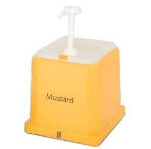 Емкость для горчицы KAPP с дозатором 2000 мл, L 210 мм, B 210 мм, H 250 мм артикул 46010025