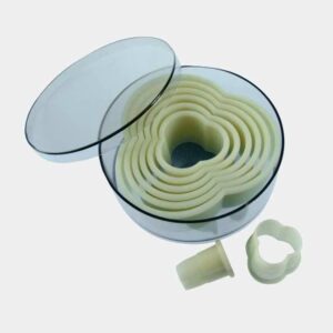 Резак кондитерский De Buyer "Клевер" H 35 мм (набор 8 фрез разного размера: 27 мм/38мм/50мм/63мм/75мм/87мм/100мм/115мм) артикул 4304.70