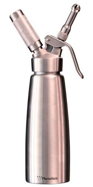 Сифон для взбивания сливок Martellato 50SI01 500 мл, D 80 мм, H 310 мм артикул 50SI01