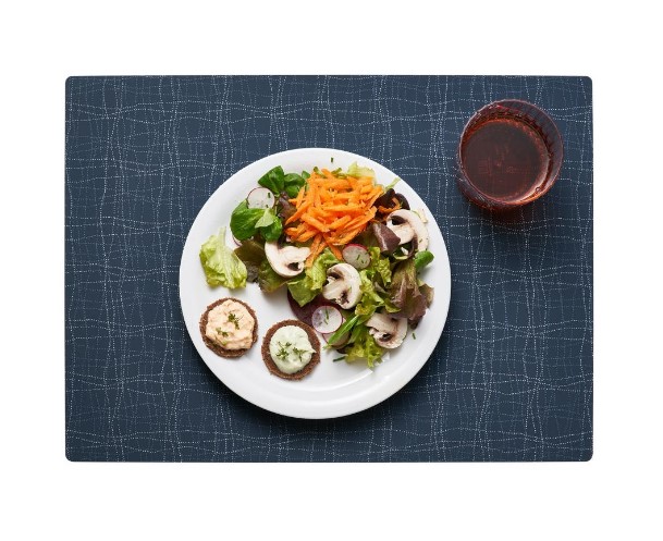 Салфетка сервировочная APS синяя H 80 мм, L 450 мм, B 330 мм (Набор 24 шт) артикул 60586