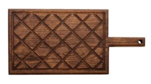 Доска для подачи Foxwoodrus "Лабиринт" 200х400мм дуб артикул 9323