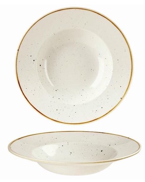 Тарелка CHURCHILL Stonecast Barley White 280 мл, D 240 мм артикул SWHSVWBM1