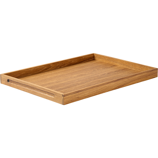 Ящик для подачи низкий PPwood L 530 мм, B 370 мм, H 40 мм, дуб артикул Q654O-06N