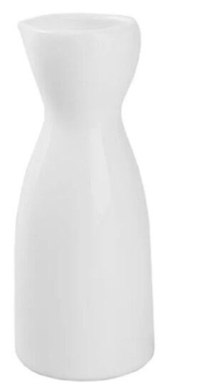 Бутылка для саке KunstWerk Paula белая 140 мл, H 120 мм, D 50 мм артикул A1889