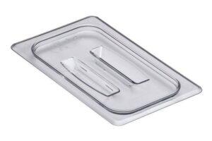 Крышка к гастроемкостям Cambro Camwear GN 1/4 поликарбонат, прозрачная, с ручками артикул 40CWCH 135