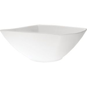 Салатник KunstWerk Paula белый 1450 мл, H 83 мм, L 205 мм, B 205 мм артикул A8081