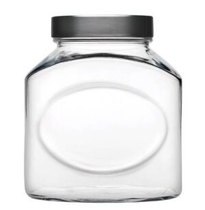 Банка для сыпучих продуктов PASABAHCE Elips 1000 мл, D 86 мм, H 150 мм артикул 80393