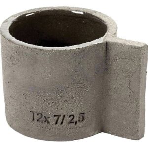 Чашка Serax FCK D70 мм, H60 мм, ручка 30 мм цвет серый чайная артикул B4916502