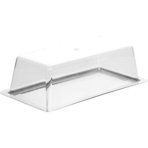 Поднос для сыра APS с крышкой, полистирол, сталь нерж., прозр., H 10, L 33, B 17 см артикул 00064