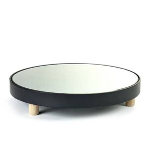 Подставка фуршетная Serax D310 мм, H60 мм зеркальная цвет черный артикул B7216878