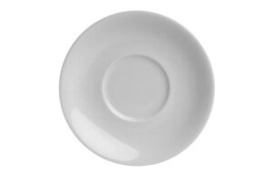 Блюдце фарфоровое Porland Soley 15 см.белое д/чашки 320/250 мл. артикул 132115 SOLEY
