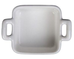 Блюдо для запекания Corone White 90 мл, L 68 мм, B 68 мм, H 35 мм артикул фк015