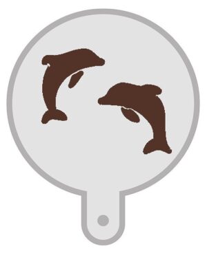 Трафарет кондитерский Martellato MS10 Дельфины D 95 мм артикул MS10