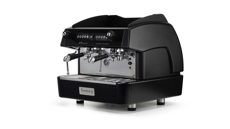 Кофемашина рожковая автоматическая FIAMMA COMPASS 2 SE COMPACT TC BLACK (автомат, компакт, 2 группы)