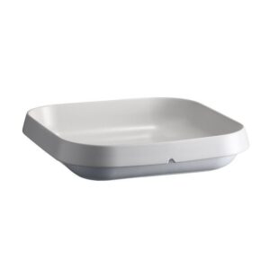 Блюдо керамическое квадратное Emile Henry Welcome 323110, цвет белый артикул 323110