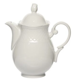 Кофейник Lubiana Afrodyta 1000 мл. D 45 мм. H 210 мм. L 190 мм. артикул 2676-white