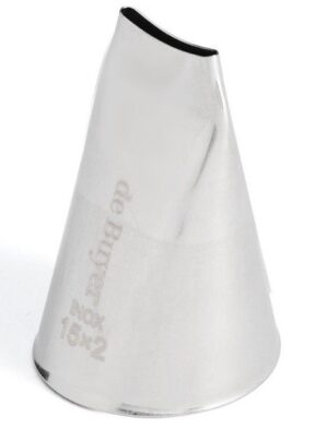 Насадка кондитерская De Buyer D 32 мм, H 45 мм (отверстие 15х2 мм) артикул 2117.15