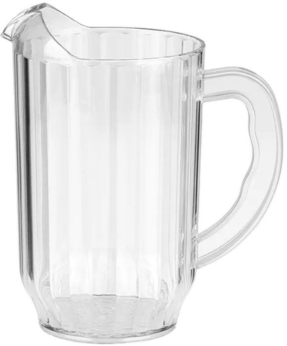 Кувшин ProHotel Pitcher JW-601 1800 мл, D 130 мм, H 180 мм, поликарбонат, прозрачный артикул 3090228