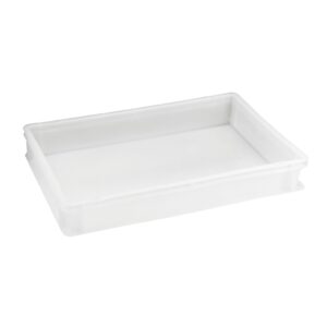 Контейнер для теста Paderno 19л, 600х400 мм, H 95 мм, полиэтилен, белый артикул 41762-09