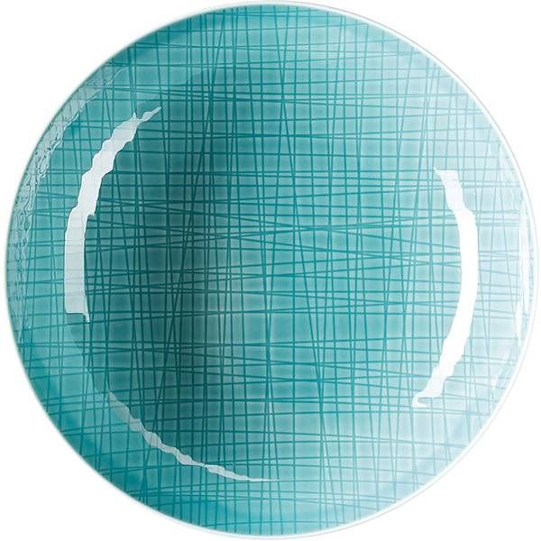 Тарелка ROSENTHAL Mesh Aqua 1000 мл, D 217 мм, H 50 мм артикул 11770-405152-10351