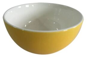 Миска KunstWerk Paula желтая D 140 мм артикул A21333W87