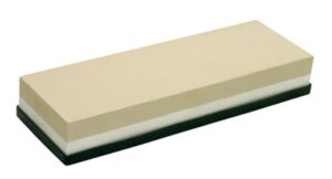 Камень точильный Paderno абразивность 600/1000, 210х70 мм, H 30 мм, L 215 мм, белый/серый артикул 18251-02