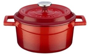 Кокотница LAVA TRENDY SERIES 0,53 л, D 120 мм, H 70 мм красная артикул LV Y TC 12 K2 R