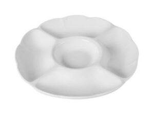 Менажница Cameo Imperial White D 255 мм, H 34 мм 5-ти секционная артикул 210-515