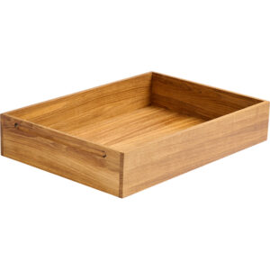 Ящик для подачи высокий PPwood L 530 мм, B 370 мм, H 100 мм, дуб артикул Q655O-06N