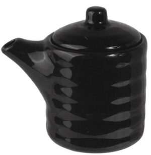 Соусник-бутылка KunstWerk Paula черный 150 мл, H 89 мм, D 65 мм артикул A18740W13