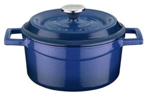 Кокотница LAVA TRENDY SERIES 0,53 л, D 120 мм, H 70 мм синяя артикул LV Y TC 12 K2 B