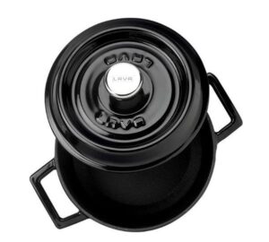 Кокотница LAVA TRENDY SERIES 0,76 л, D 140 мм, H 75 мм черная артикул LV Y TC 14 K2 BL